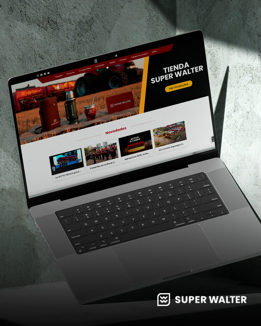 Desarrollo web Super Walter · retail