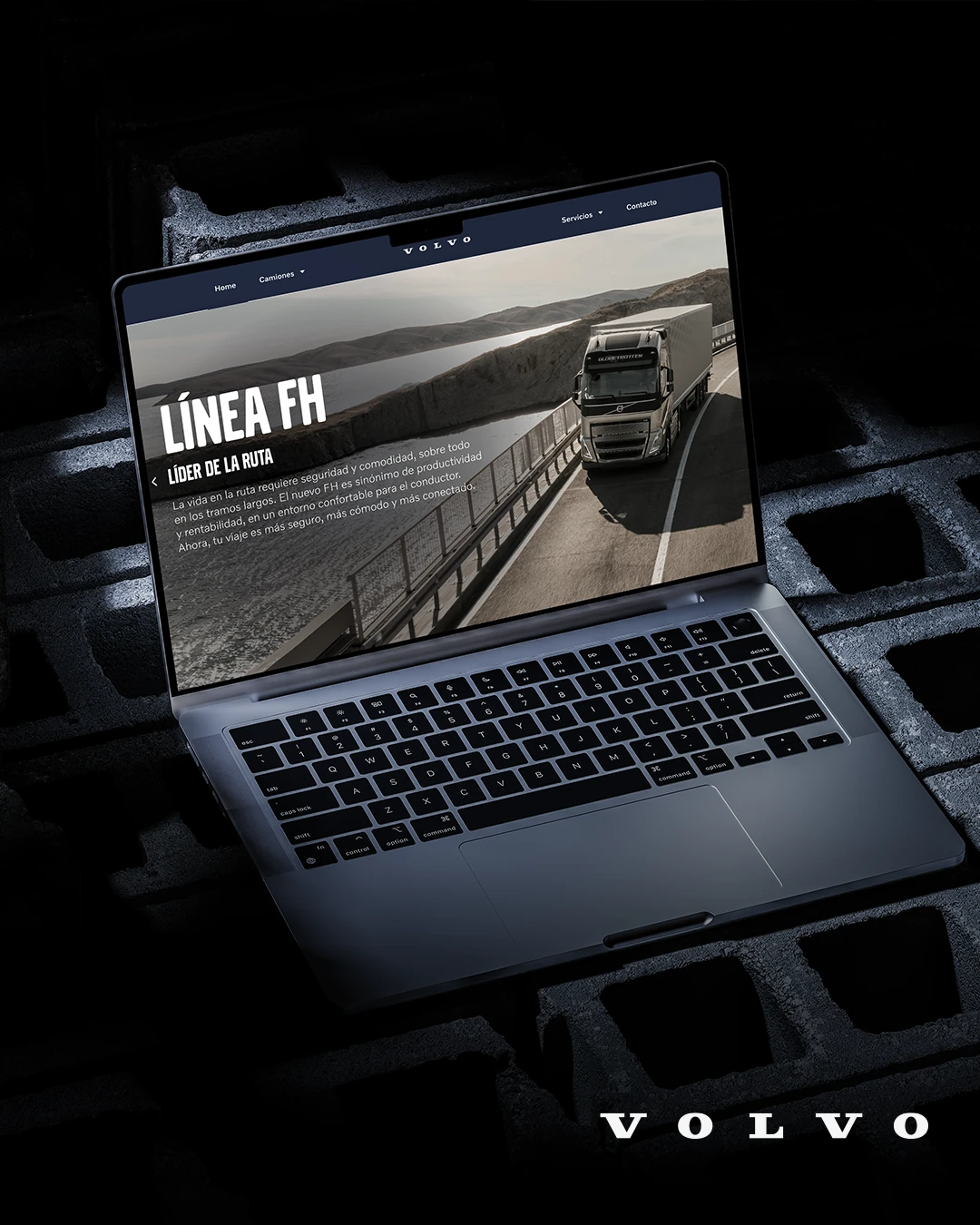 Desarrollo web Volvo · automotriz