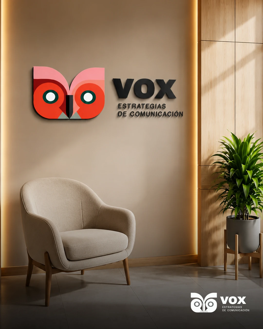 Identidad de marca Vox · comunicación