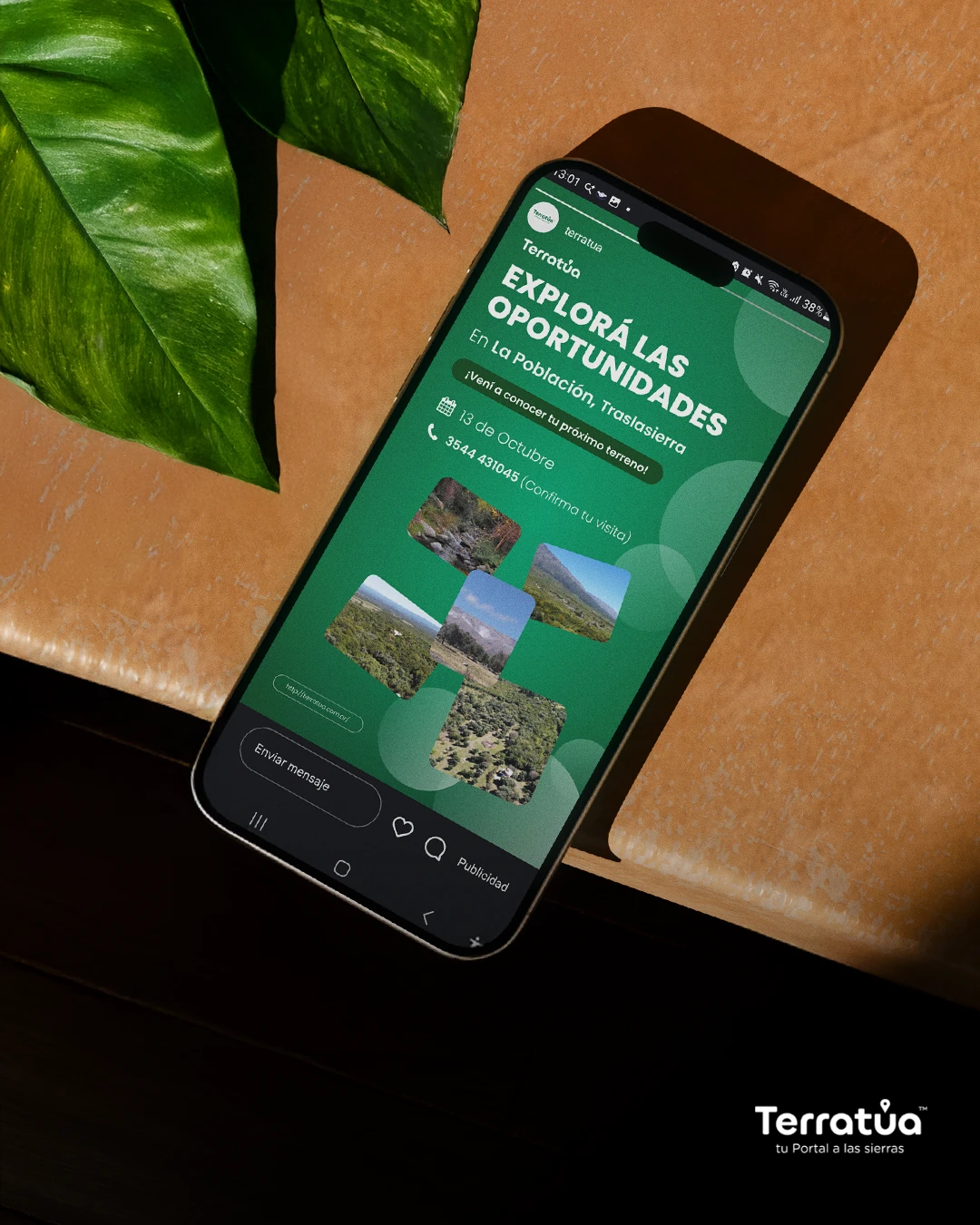 Campaña paid media Terratua · inmobiliaria